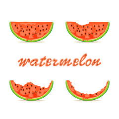 Set of watermelons