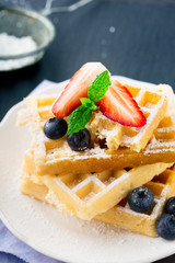 Belgian waffle