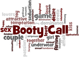 Booty Call, word cloud concept 4