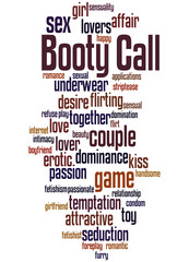 Booty Call, word cloud concept 5