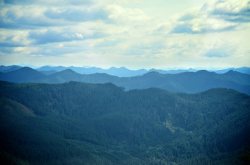 Mountain Range from Molalla