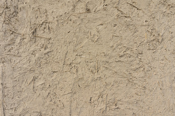 Plaster of clay and straw