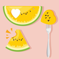 watermelon vector