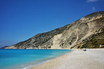 Foto op Canvas Blue waters of Myrtos beach, Kefalonia, Ionian islands, Greece © Stoyan Haytov