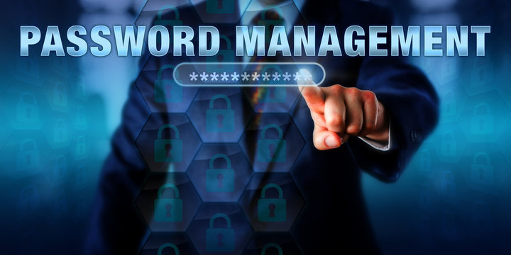 Administrator Touching PASSWORD MANAGEMENT