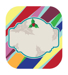 christmas gift labels vector