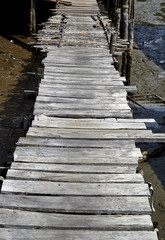Fototapeta premium Old wooden bridge