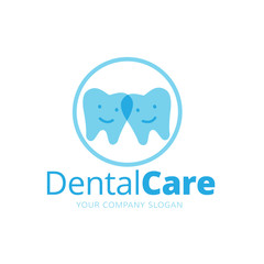 Dental care logo template