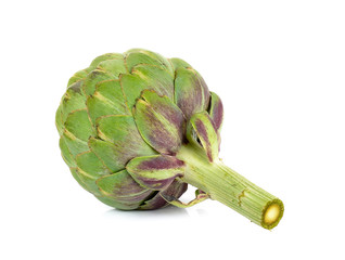 artichoke isolated on the white background