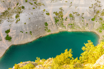 Croatia blue lake