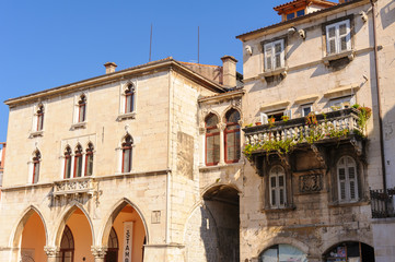 Fototapeta na wymiar Split, Croatia Old Town Hall
