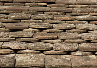 Old roof tiles