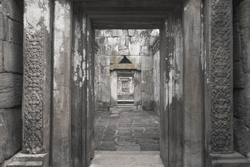 Fototapeta premium Prasat Muang Tam in Buriram,Thailand,old photo