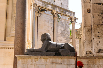 Split, Croatia Egyptian sphinx