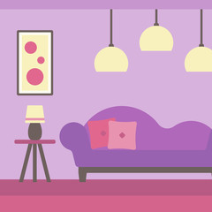 Background of modern living room