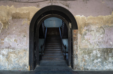 Fototapeta premium The old abandoned