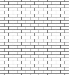 Brick wall seamless pattern. White and gray surface exterior background. Blocks and cement construction. Abstract brickwork texture prints. Design template for architecture, facade Vector Illustration