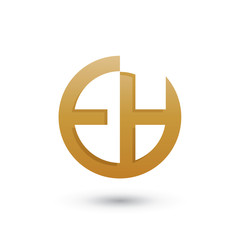 Abstract Deco EH Logo