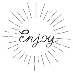 enjoy font design