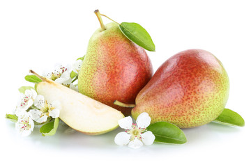 Birnen Birne Frucht frische Früchte Obst Freisteller freigestel