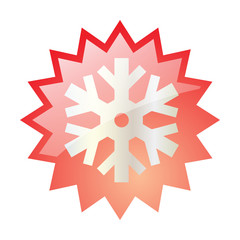 christmas themed red stickers