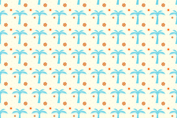 Coconut seamless pattern background. coconut pattern design. vec