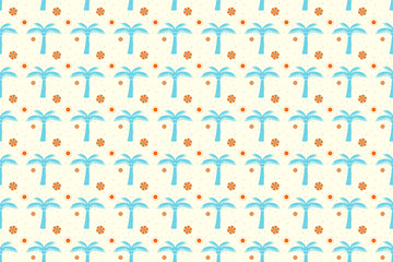 Coconut seamless pattern background. coconut pattern design. vec