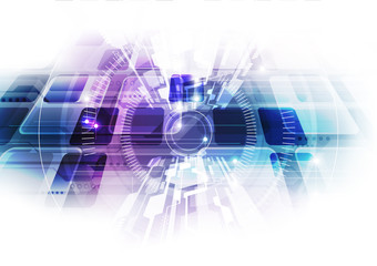 Obraz premium Abstract future technology background. vector illustration