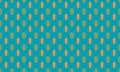 Wave board retro seamless pattern background. summer pattern design. vector stock.