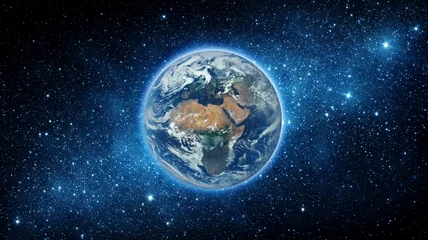 Foto op Plexiglas Bestsellers Thema Aarde en melkweg. Elementen van deze afbeelding geleverd door NASA.