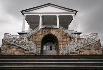 one of the royal palaces in the village of Saint-Petersburg.