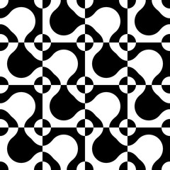 Seamless Curved Shape Pattern