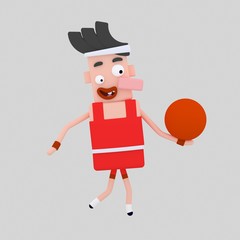 Jugador de Baloncesto, Basket player, 