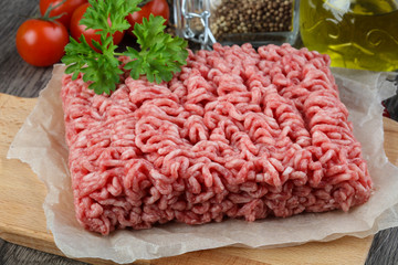 Minced beef meat