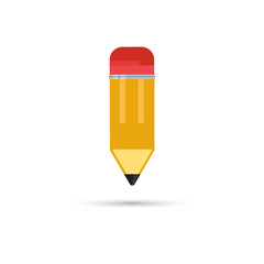 Color illustration of pencil icon