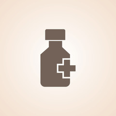 Icon Of  Drug Bottle.