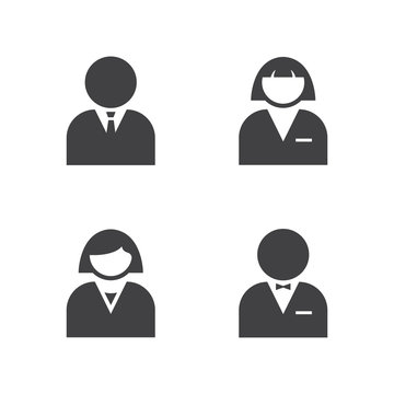 business avatar icons set