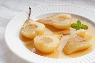 poached pear