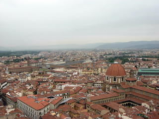 Fototapeta na wymiar Panorama Firenze