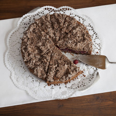 Kruemeltorte, Kirschnusstorte