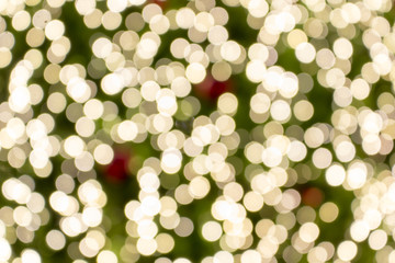 christmas bokeh background, gold, red, green