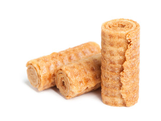 Sweet tube wafer