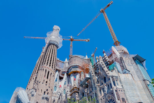 Construction de La Sagrada Familia