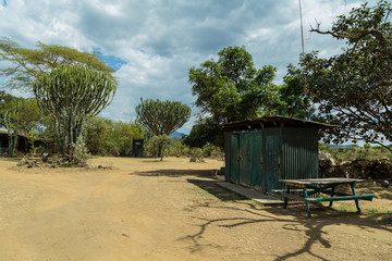 Camping site in Kenya