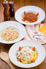 Italian pasta spaghetti