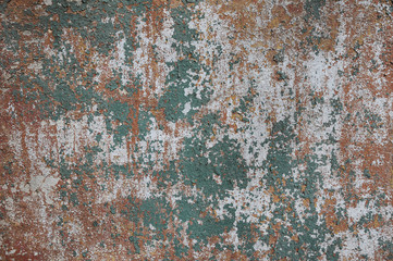 texture of the old painted wall