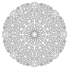 Decor floral gem mandala