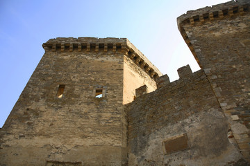 Fototapeta na wymiar Old Genoese fortress XI century in Sudak. Crimea. Ukraine
