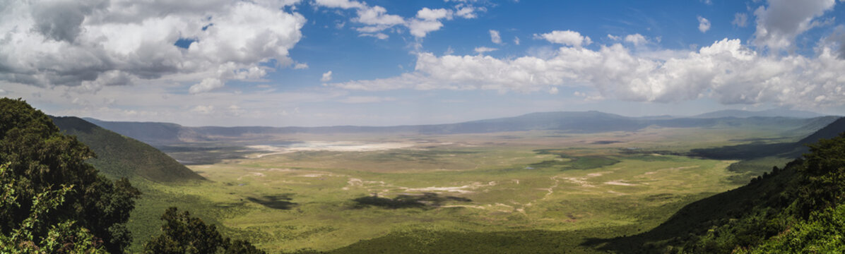 Full view of the Ngorongoro crater