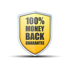 100% Money Back Guarantee shield